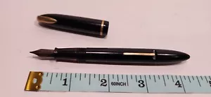 Vintage Sheaffer Balance 400 Fountain Pen Dark Red Military Clip - Picture 1 of 2