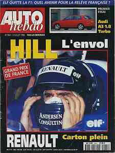 AUTO HEBDO n°1041  03/07/1996 GP FRANCE AUDI A3 1.8T FR AILEF 696