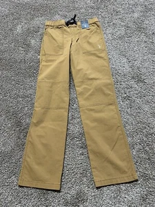 Boys Jeans Pants Size 18 XXL Belt Strech Cotton Tan NEW TAGS Double Knee 9929 - Picture 1 of 13