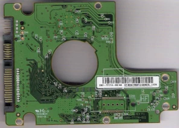 PCB Tabla Controlador WD3200BEKT-75KA9T0 Disco Duro Electrónica 2060-771714-000 - Image 1 of 1