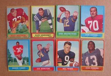 1963 TOPPS FOOTBALL CARD SINGLES COMPLETE YOUR SET PICK CHOOSE UPDATED 9/3