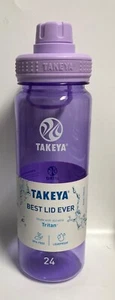 50403 PURPLE TAKEYA BEST LID EVER WITH DURABLE TRITAN BPA-FREE LEAKPROOF 24OZ - Picture 1 of 4