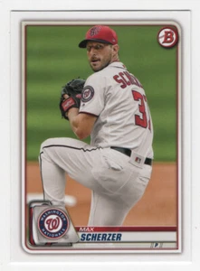 Max Scherzer - Washington Nationals (MLB) - 2020 Bowman Baseball # 53 Mint - Picture 1 of 1