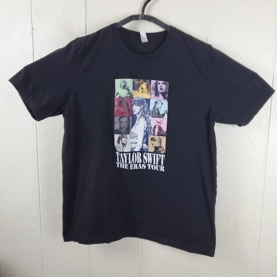 Taylor Swift The Eras Tour Shirt Womens Extra Large Black Crew Neck Short Sleeve - Image 1 of 4