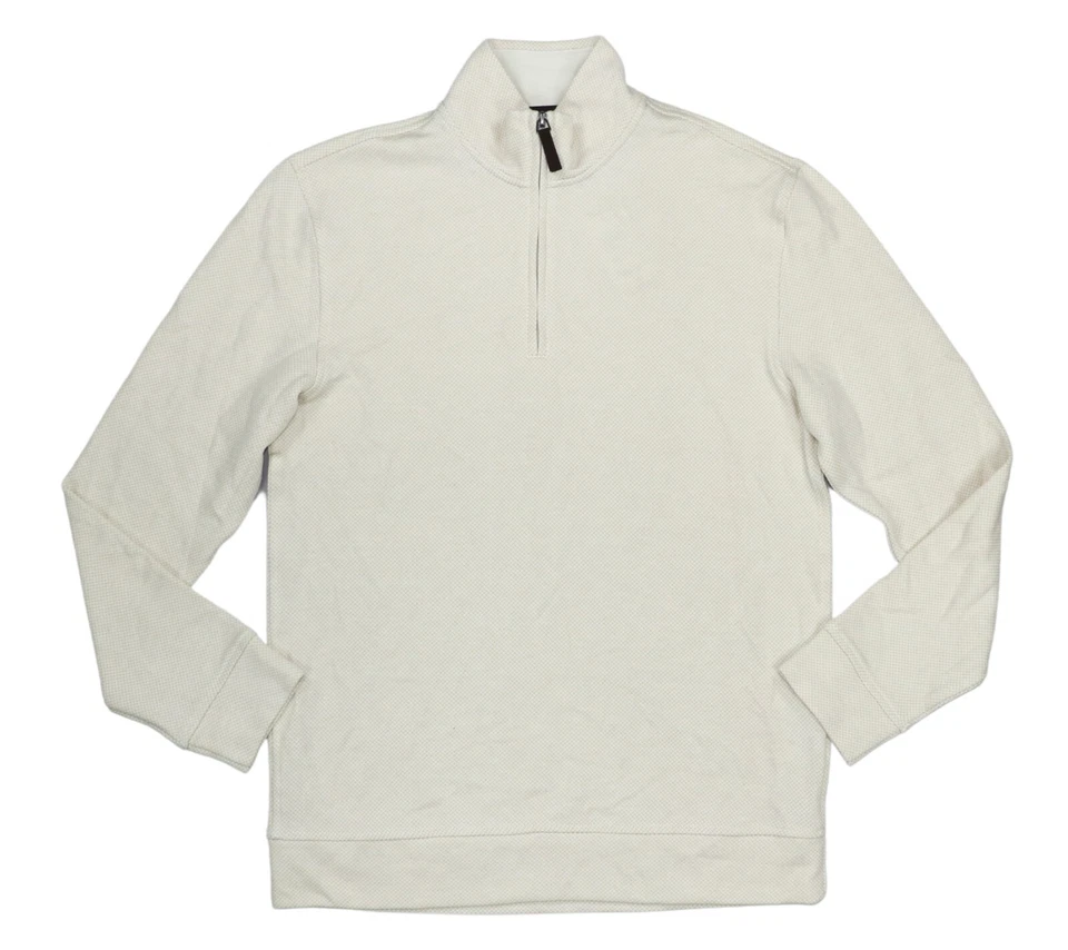 Suéter masculino pulôver Club Room Birdseye padrão 1/4 zíper novo com etiquetas escolha cor/tamanho - Imagem 1 de 1