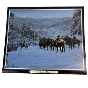 Mort Kunstler War in the Winter Civil War 1999 impresión en papel para enmarcar - Imagen 1 de 10