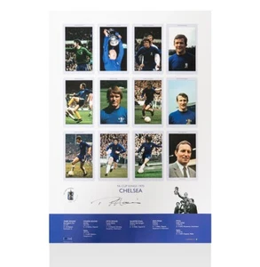 Ron Harris Signed Chelsea Photo - FA Cup Kings 1970 Autograph - Picture 1 of 1