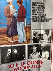ANNIE HALL 39x55 Original  Italian Movie Poster 1977 WOODY ALLEN, DIANE KEATON - Picture 1 of 24