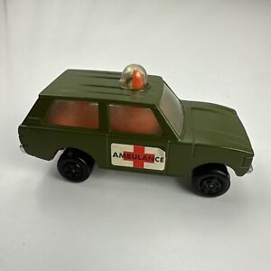 Matchbox Ambulance Police Patrol 1975 Rolamatics Made in England Lesney Military
