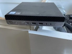 HP EliteDesk 800 G3 Mini PC PART#1HL45AW, i5-7500T 2.7Ghz,No memory or Harddrive - Picture 1 of 11