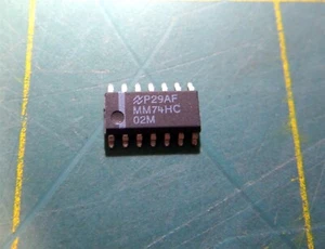 Fairchild Semiconductor MM74HC02M High Speed CMOS Logic Microcircuit  Lot of 55 - Picture 1 of 4