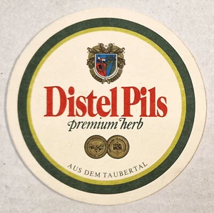 DISTELHAUSEN DISTEL PILS DISTELHÄUSER FREUNDESKREIS BIERDECKEL - 1970er - Picture 1 of 2