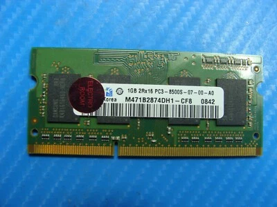 MacBook 13" A1278 Late 2008 MB467LL/A SO-DIMM RAM Memory 1GB M471B2874DH1-CF8 #1 - Image 1 of 2