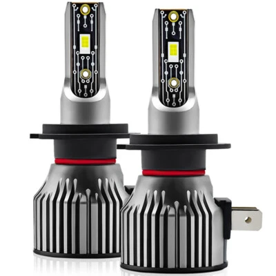 H7 Front Headlight Car LED Lights Spotlight Fog Lamp 6500K A6 Direct Insertion - Image 1 of 4