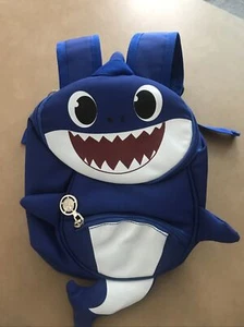 Mila Iduo Baby Child Toddler Strap Anti Lost Leash Walking Blue Shark Backpack - Picture 1 of 6