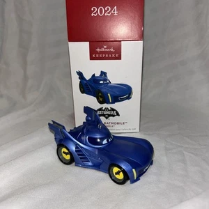 2024 Hallmark Keepsake Ornament Bam The Batmobile Batwheels - Picture 1 of 13