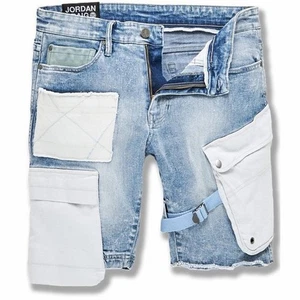 Pantaloncini cargo Jordan Craig blu denim - TAGLIA 32 - Foto 1 di 2