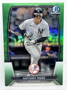 ANTHONY RIZZO 2023 Bowman rifrattore verde cromato /99 #66 - Foto 1 di 3