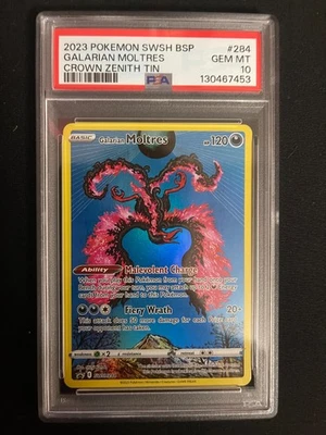 Galarian Moltres SWSH284 SWSH: Sword & Shield Promo Cards Holo PSA 10 - Image 1 of 2