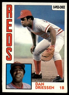 1984 O-Pee-Chee Dan Driessen Cincinnati Reds #44 - Image 1 of 2