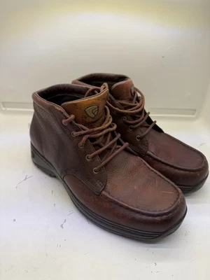 Red Wing Men's Brown Chukka Leather Ankle Boots Lace Up Style 4003 Size 7.5 Uk - Image 1 of 4