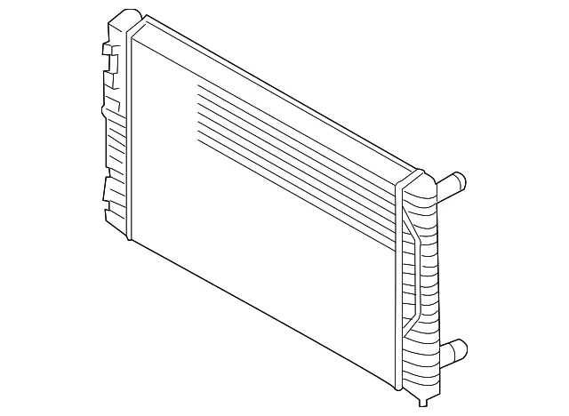 Radiador original Audi 8E0-121-251-AQ Foto 1 de 2