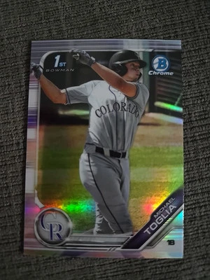 Michael Toglia 2019 Bowman Draft Chrome 1st Bowman Refractor #BDC-64 - Image 1 of 2