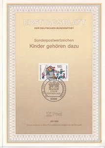 Bundesrepublik ETB 28/1989 Childrens Welfare - Picture 1 of 1