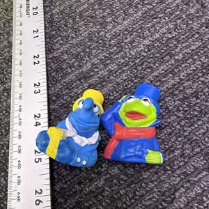 Vintage Muppet Christmas Carol Finger Puppets 1993 Dakin Hardee’s Kermit Gonzo - Picture 1 of 4