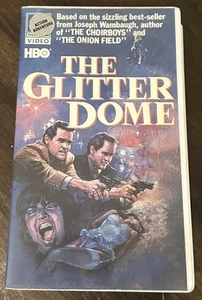 The Glitter Dome 1984 VHS Rare HBO Clamshell OOP James Garner Margot Kidder Cops - Picture 1 of 4