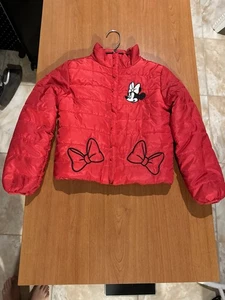 Disney Minnie Mouse Red Jacket Coat Girls, Size 6 - Picture 1 of 3