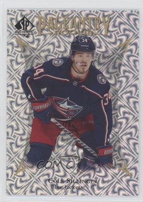 2021-22 SP Authentic Pageantry Cole Sillinger #P-58 Rookie RC - Image 1 of 3