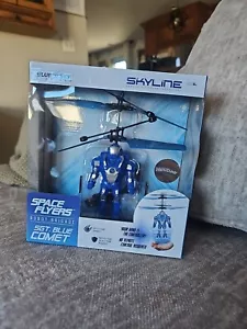 SPACE FLYERS ROBOT BRIGADE HELIBALL BLUE COMET SKYLINE EASY FLY DRONE!! Game Toy - Picture 1 of 4