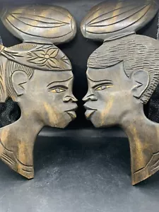 Hand carved Cultural Wooden Plaques - Picture 1 of 14