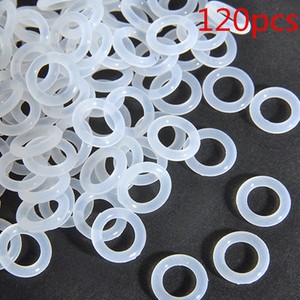 120Pcs Silicone Rubber O-Ring Switch Dampeners White For Cherry MX Keyboard-NEW