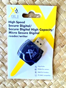 Xit Photo High Speed Secure Digital USB/SDHC/Micro SD Card Reader/Writer NOS - Picture 1 of 2