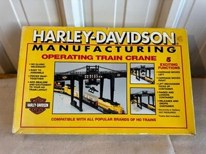 HARLEY-DAVIDSON CRANE SET HO SCALE TRAIN SET NEW IN BOX 99721-94V - Picture 1 of 2