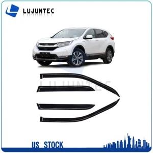 Wavy Window Visor Rain Guard Deflector Compatible with 2002-2006 Honda CR-V - Picture 1 of 10