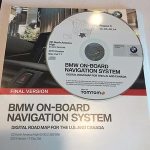 01 02 2003 BMW X5 528 325i 330i NAVIGATION CD TEXAS OKLAHOMA AR LA © 2015 UPDATE - Picture 1 of 1
