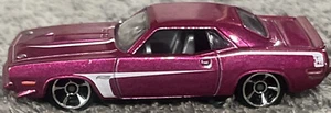 Hot Wheels Street Beasts 11 70 Plymouth AAR Cuda, púrpura, suelto - Imagen 1 de 5