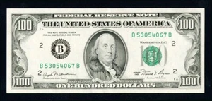 1981 $100 BILL NEW YORK FEDERAL RESERVE BANK EVEN EDGES HIGH QUALITY NOTE - Picture 1 of 2