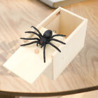Spider Wooden Box Jump Scare Toy Party Props Funny Scare Toy for Kid Friend Gift
