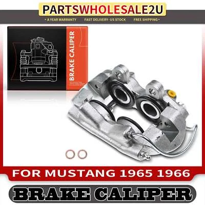 Pinza de freno de disco de pasajero delantero derecho para Ford Mustang 1965 1966 con 4 pistones Foto 1 de 4