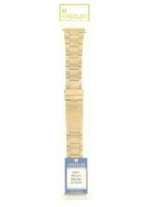 Kreisler Man's 16-22mm Gold Tone Stainless Steel Watch band 399Y - Picture 1 of 6