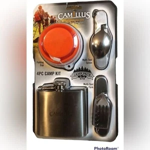 Camillus 4pc Stainless Steel Camping Mess Kit NEW NIP - Picture 1 of 3