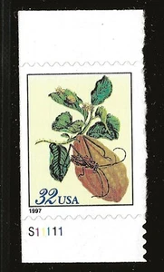 US Scott #3128a, Plate #S11111 Single 1997 Citron 32c FVF MNH - Picture 1 of 1