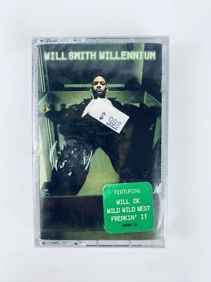 Will Smith Willennium Cassette Tape USA 1st 90’s Y2K Rap Hip Hop Sticker *SEALED - Image 1 of 4