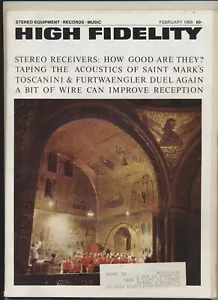 High Fidelity Magazine Vol. 18 # 02 Feb 1968 Electronic Music Beethoven - Picture 1 of 3