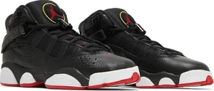 Nike Air Jordan 6 Rings GS Youth Sz 5Y / Women Sz 6.5 Black Red White 323419-063 - Picture 1 of 10