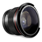 58MM 0.35X Detachable Macro Fisheye Lens Wide Angle For Canon SLR DSLR Camera E